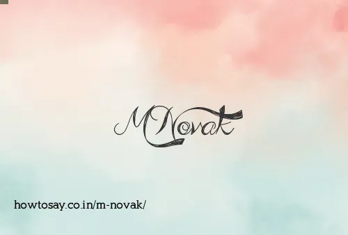 M Novak