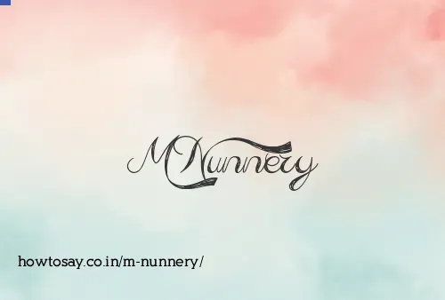 M Nunnery