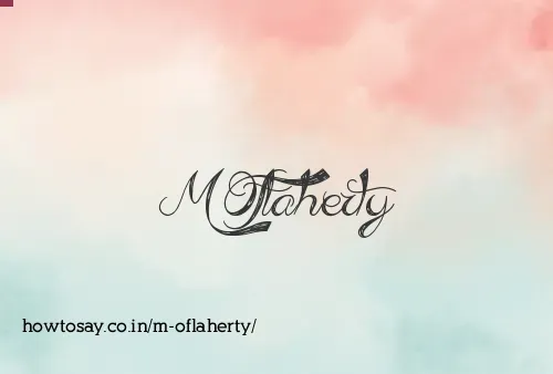 M Oflaherty