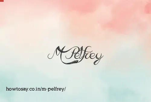 M Pelfrey