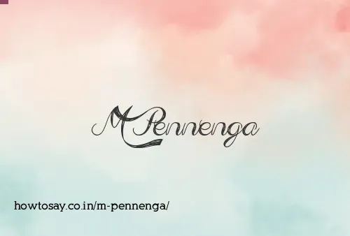 M Pennenga