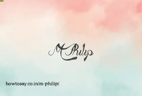 M Philip
