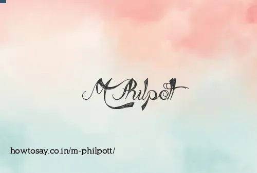 M Philpott