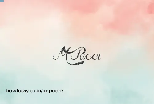 M Pucci