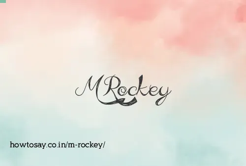 M Rockey