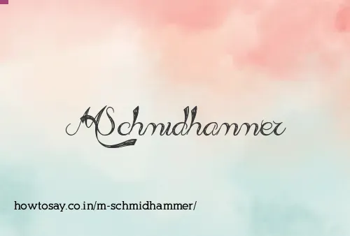 M Schmidhammer