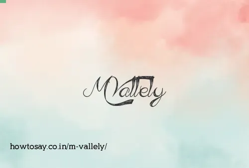 M Vallely