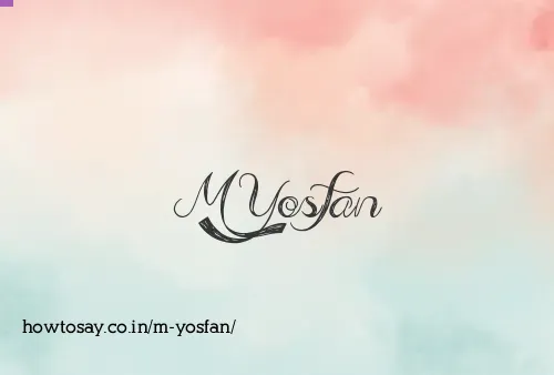 M Yosfan