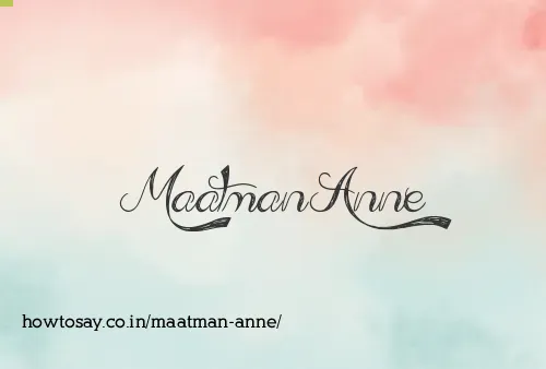 Maatman Anne