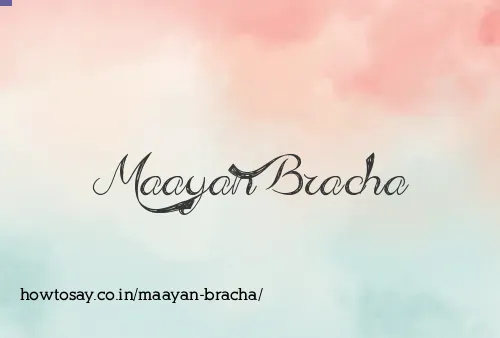 Maayan Bracha