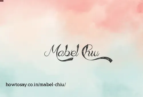 Mabel Chiu