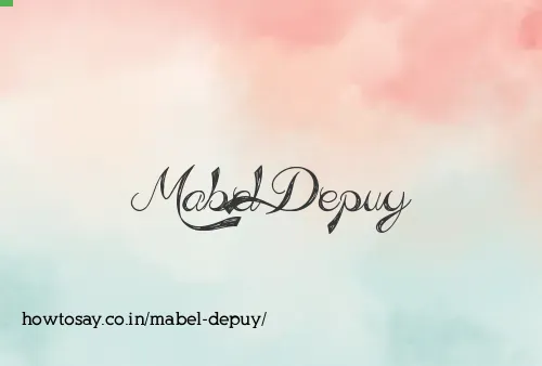 Mabel Depuy
