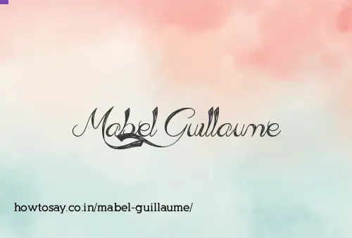Mabel Guillaume