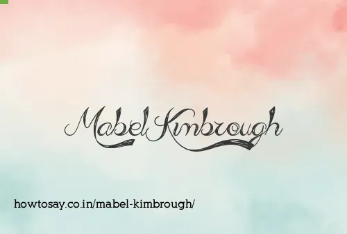 Mabel Kimbrough