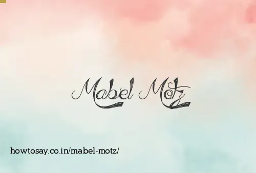 Mabel Motz