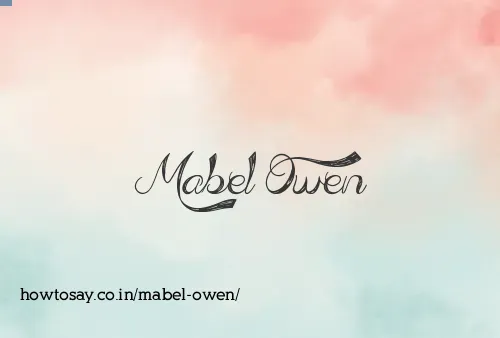 Mabel Owen