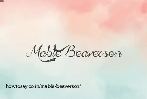 Mable Beaverson