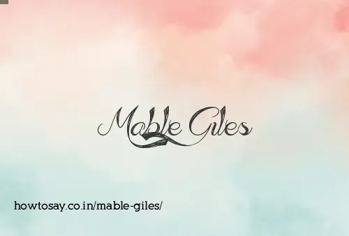 Mable Giles