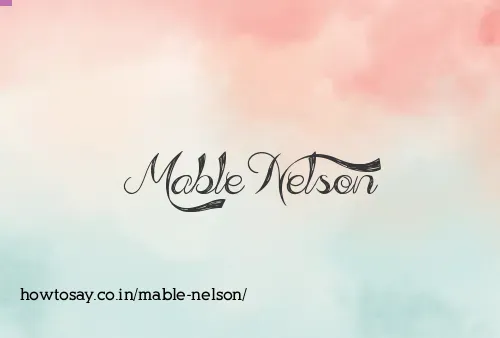 Mable Nelson