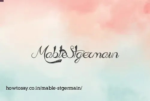 Mable Stgermain
