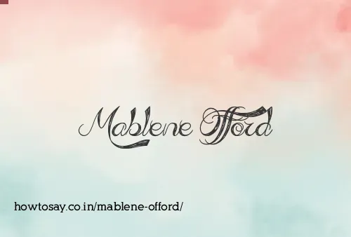 Mablene Offord