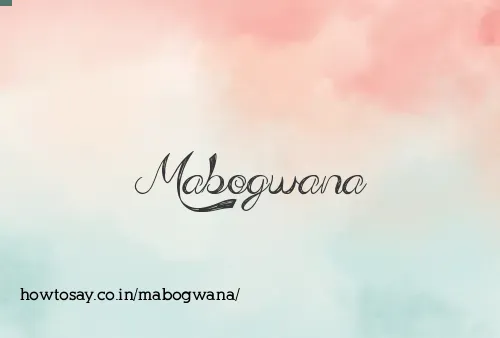 Mabogwana