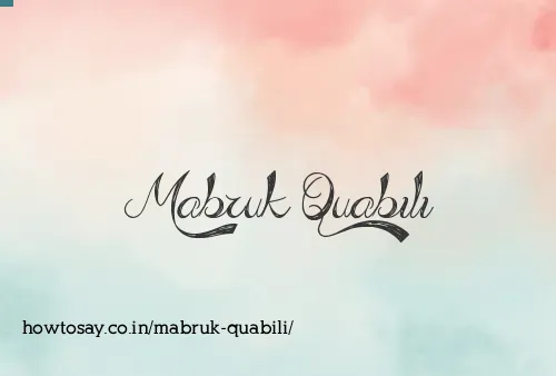 Mabruk Quabili