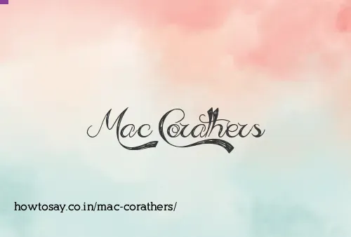 Mac Corathers