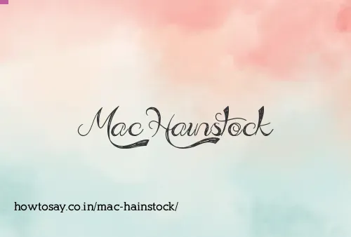 Mac Hainstock