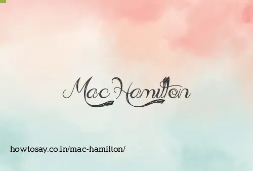 Mac Hamilton
