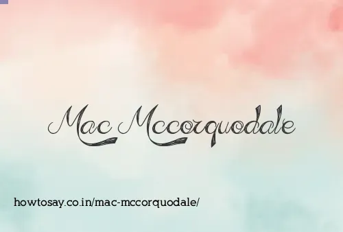 Mac Mccorquodale