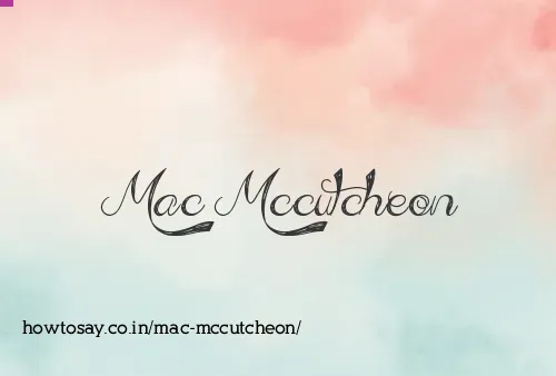 Mac Mccutcheon