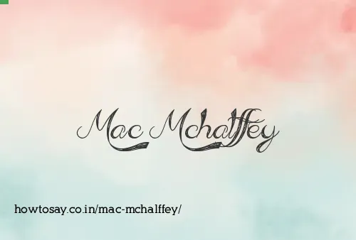 Mac Mchalffey