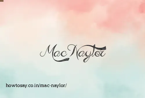 Mac Naylor