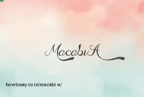 Macabi A