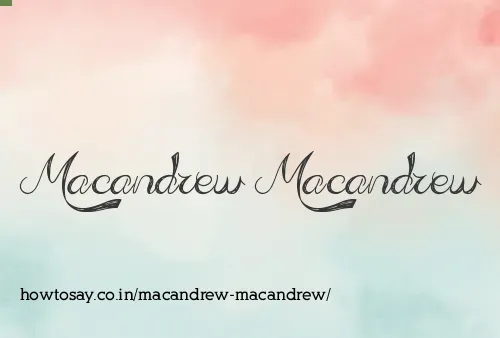 Macandrew Macandrew