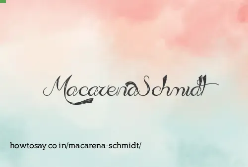 Macarena Schmidt