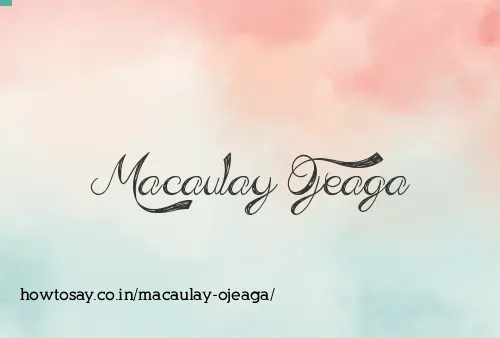 Macaulay Ojeaga
