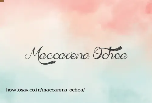 Maccarena Ochoa