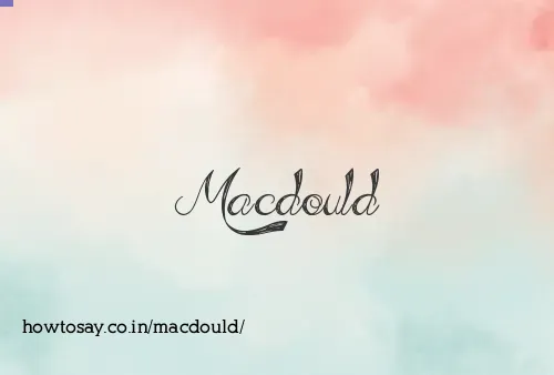 Macdould