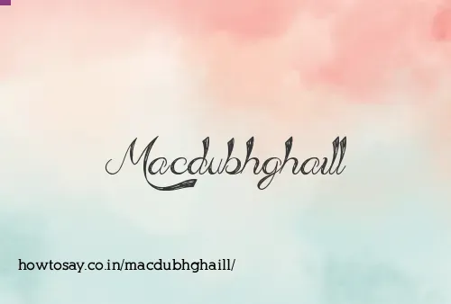 Macdubhghaill