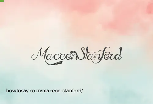 Maceon Stanford