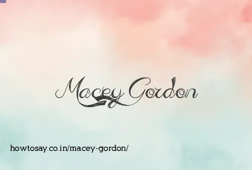 Macey Gordon