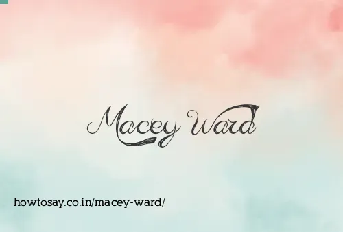 Macey Ward