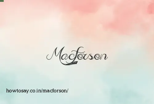 Macforson