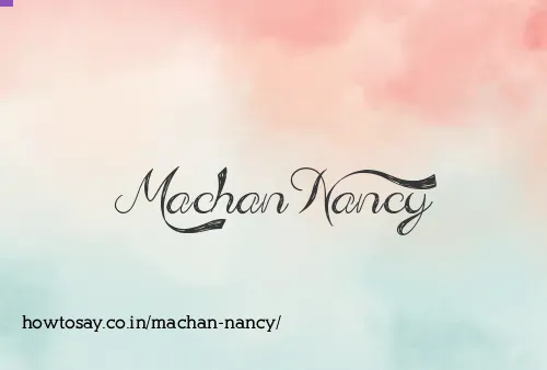 Machan Nancy