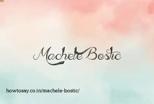 Machele Bostic