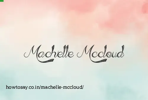 Machelle Mccloud