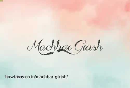 Machhar Girish