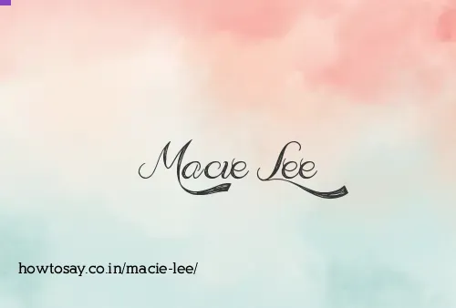 Macie Lee